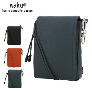 ワク ショルダーバッグ スマホショルダー メンズ WK-003 waku ミニショルダー 牛革 レザー｜sacsbar