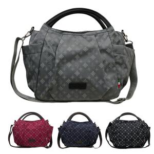 2WAY手提げ＆ショルダーバッグ 4A67 [ANNA CRISTINA アンナクリスティーナ] 婦人 ポケット充実 2WAY トート 斜め掛け