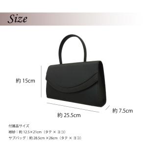 3点セット・袱紗(ふくさ)付き ブラックフォー...の詳細画像2