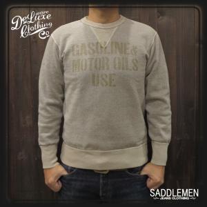 デラックスウエア「GAS&OIL」スウェット｜saddlemen