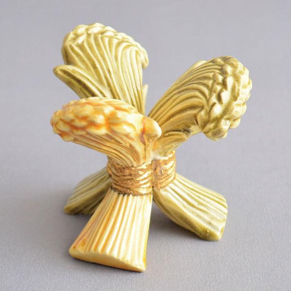 蓋置　茶道具　今岡三四郎 作　稲束蓋置