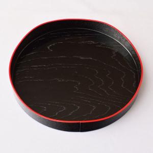 盆　茶道具　掻合塗 山道盆 木製｜sadogu-kikuchi