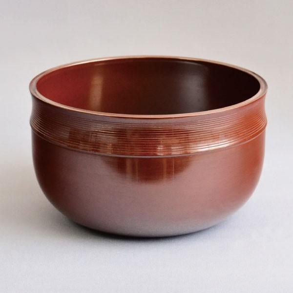 建水 茶道具　12代和田美之助作　唐銅口糸目建水
