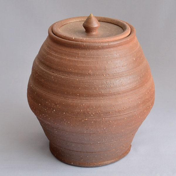 水指　茶道具　西尾香舟 作　南蛮写芋頭水指