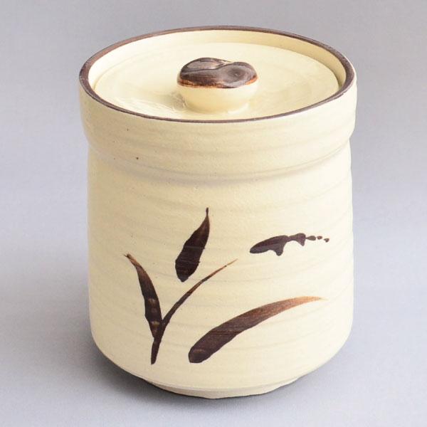 水指　茶道具　長谷元窯 加藤忠 作　志野水指