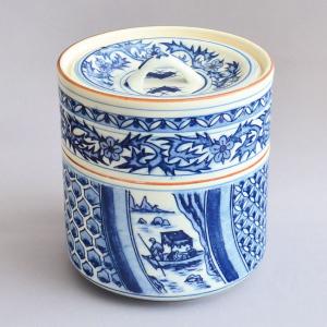 水指 茶道具 水崎長寿 作 義山末広水指 : 茶道具専門店 (有)菊池商店