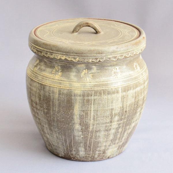 水指　茶道具　西尾瑞豊 作　三島水指