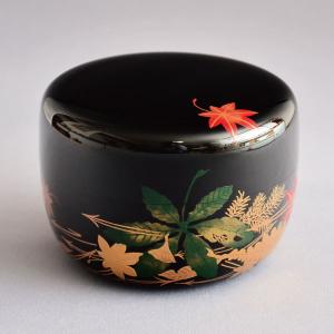 茶道具 棗 筑城筑良作 玄々斎好写 徳風棗 木製・本漆塗・切合口