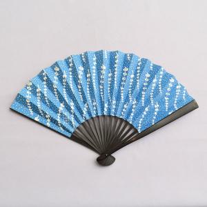 扇子 茶道具 黒染 六寸五分 扇子 表千家 歴代花押集（裏面：千家十職