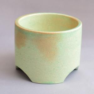 火入 茶道具 堀野証嗣 作 萬古赤絵火入 : 茶道具専門店 (有)菊池商店