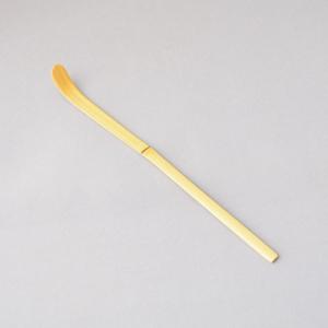 茶杓　茶道具　奈良高山 竹畔工房　白竹 茶箱用中節茶杓　日本製