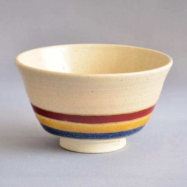 茶碗　茶道具　五代 尾関作十郎 作　五瓜に唐花紋茶碗