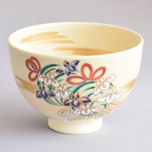茶碗 茶道具 山川司 作 京焼 色絵端午の節句茶碗 : 茶道具専門店 (有