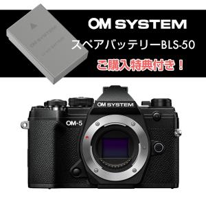 オーエムシステム (OM SYSTEM) ミラーレス一眼 OM-5 ボディ ブラック（レンズ別売）｜saedaonline