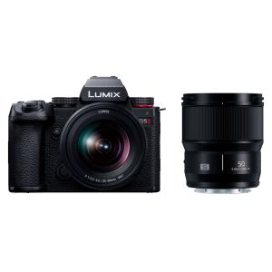 パナソニック LUMIX ミラーレス一眼カメラ DC-S5M2W ダブルレンズキット