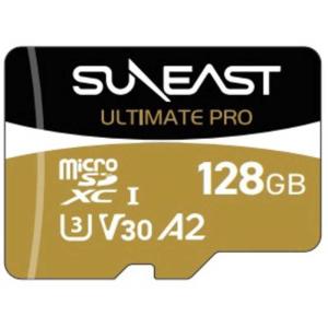 【ネコポス便配送商品】サンイースト(SUNEAST)  ULTIMATE PRO GOLD microSDXC カード 128GB　SE-MSDU1128B185｜saedaonline