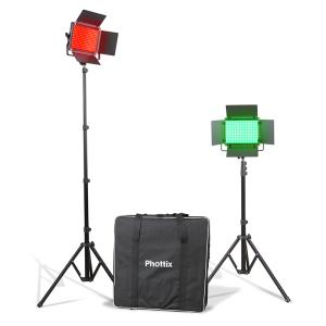 Phottix(フォティックス) Kali 50R RGB LED Light Twin Kit Set｜saedaonline