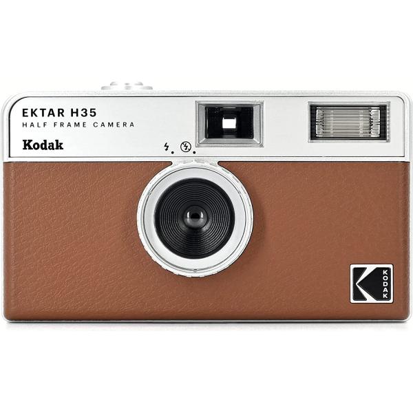 コダック(Kodak)  フィルムカメラ ハーフフレーム EKTAR H35 ブラウン