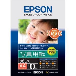 エプソン(EPSON) 写真用紙 光沢 A4 100枚 KA4100PSKR｜saedaonline