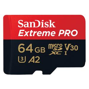 【ネコポス便配送・送料無料】【並行輸入品】サンディスク(SanDisk) ExtremePRO マイクロSDXCカード 64GB  SDSQXCY-064G-GN6MA｜saedaonline