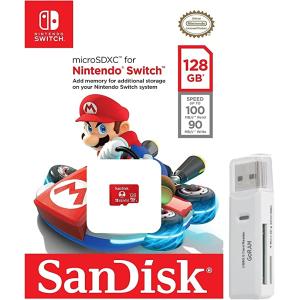 【ネコポス便配送商品】【並行輸入品】サンディスク(SanDisk) Nintendo Switch対応 microSDXC 128GB SDSQXAO-128G-GN3ZN｜saedaonline