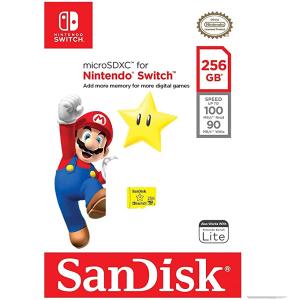 【ネコポス便配送商品】【並行輸入品】サンディスク(SanDisk) Nintendo Switch対応 microSDXC 256GB SDSQXAO-256G-GN3ZN｜saedaonline