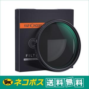 【ネコポス便配送・送料無料】K&F Concept NANO-X バリアブル(可変式 ND2-ND32)NDフィルター 43mm KF-43NDX2-32(Xムラ制御タイプ)｜saedaonline