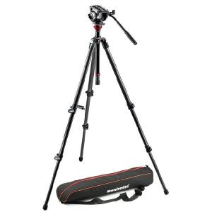 マンフロット（Manfrotto）　ビデオキット シングル3段 MDEVEマグファイバー　MVH500AH,755CX3 【代引き不可】｜saedaonline