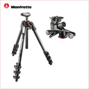 マンフロット（Manfrotto）190プロカーボン4段三脚+XPROギア付き雲台キット JP-MK190C4-3WG｜saedaonline