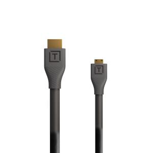 TETHER TOOLS(テザーツールズ) テザープロ HDMI マイクロ トゥ HDMI 2.0 30cm　端子：マイクロHDMI / HDMI　H2D1-BLK｜saedaonline