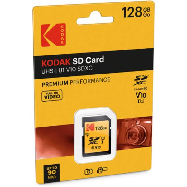 【ネコポス便配送商品】Kodak (コダック)  SDXC 128GB UHS-I U1 V10 P...