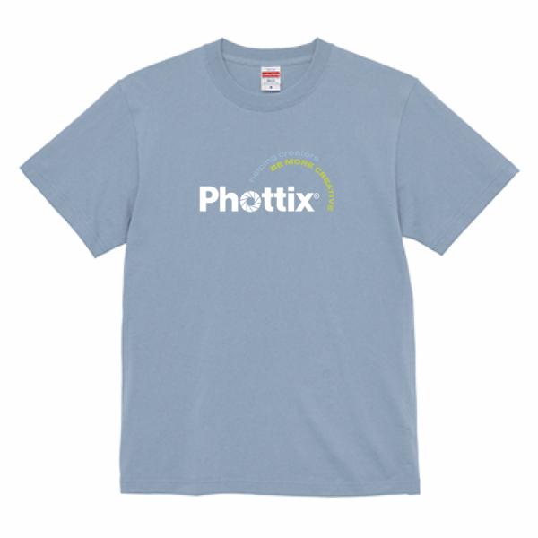 Phottix クリエイターズ Tシャツ アシッドブルー L【PXCT25-OPAB-L】【ネコポス...