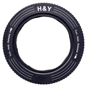 【ネコポス便配送 送料無料】H&Yフィルター　REVORING 46-62mm 可変式ステップアップリング RS62　 (取り付けフィルターは67mmを装着）｜佐衛田写真店