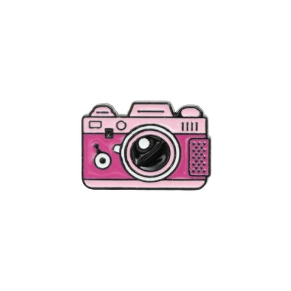 カメラピンバッジ　CPNB　ピンク