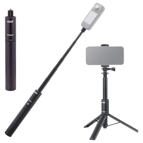 コールマン　360度アクションカメラの「見えない自撮り棒」機能に対応   マルチスタンド360