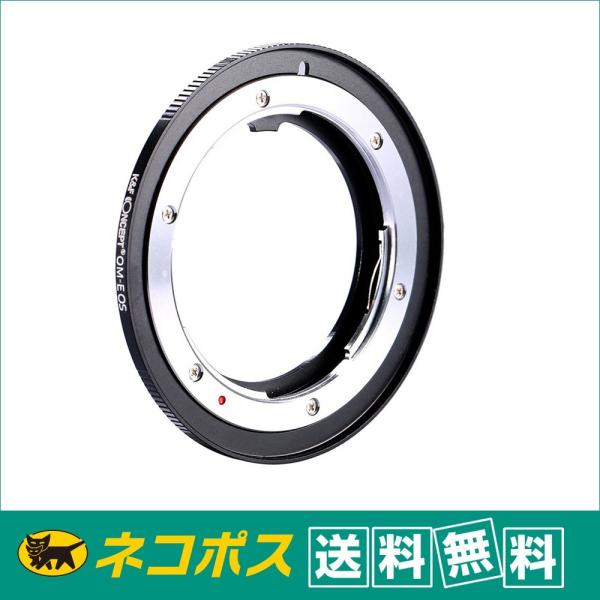 【ネコポス便配送　送料無料】K&amp;F Concept マウントアダプター (オリンパスOMマウントレン...