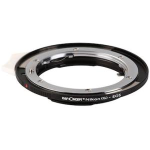 K&amp;F Concept マウントアダプター (ニコンF(Gタイプ対応)マウントレンズをキヤノンEFマ...
