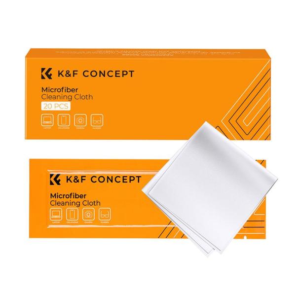 【ネコポス便配送・送料無料】K&amp;F Concept クリーニングクロス 20枚入り　KF-C20CC