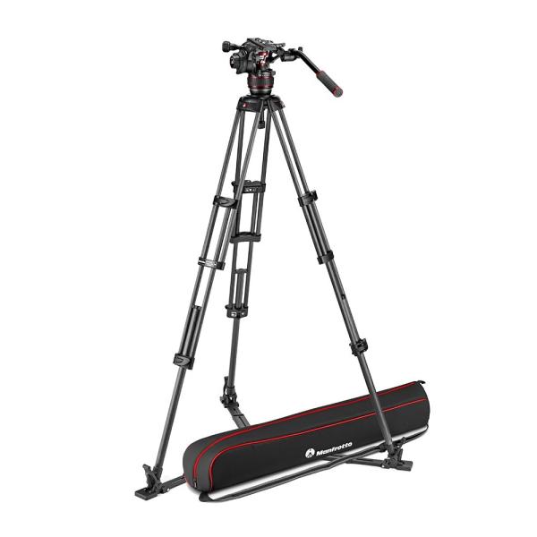 マンフロット（Manfrotto）ナイトロテック608ビデオ雲台+カーボンツイン三脚GS MVK60...