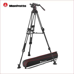 マンフロット（Manfrotto）ナイトロテック612ビデオ雲台+645FASTアルミ三脚 MVK612TWINFA 【代引き不可】