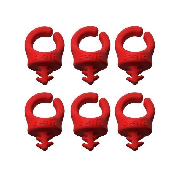 【ネコポス便配送対応商品】スプリッグ (Sprig) 1/4 -20 6個入り レッド S6PK-1...