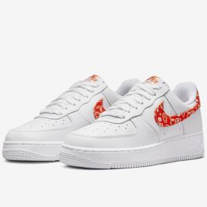 2022年春夏新作♪ NIKE【ナイキ】 WMNS AIR FORCE 1 '07 ESS ウィメンズ エア フォース 1 '07 エッセンシャル 【DJ9942-102】 ホワイト/ラッシュオレンジ
