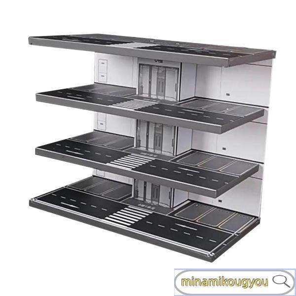 safaristore1:64 駐車場グッズ背景アクリルダイキャストカーディスプレイ車両ガレージショ...