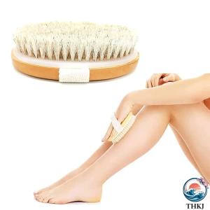ボディブラシ 馬毛 お風呂 柄なし 体洗い 足...の詳細画像2