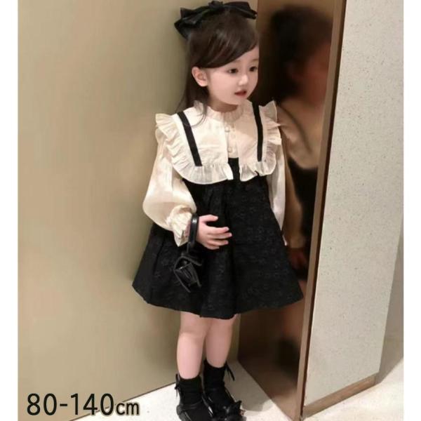 ワンピース きれいめ 春夏秋 入学式 入園式 女の子 ベビー ドレス 長袖 フォーマル THKJ 結...
