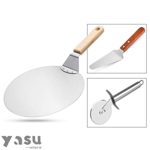 ピザ窯キット3点セット ピザピール ピザカッター ピザサーバー 調理器具 キッチン用品 パイサーバー...