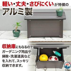 収納ボックス 屋外 フタ付き ベンチストッカー...の詳細画像2