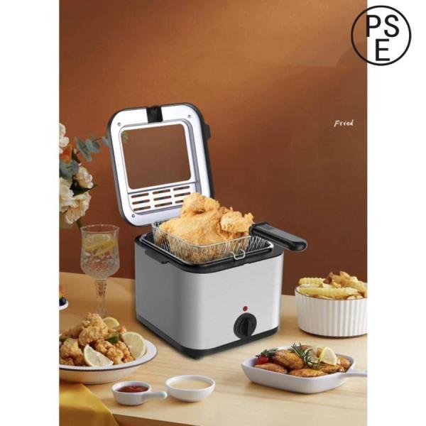 電気フライヤー 卓上 フライヤー 家庭用 コンパクトフライヤー 揚げ物 からあげ 串カツ エビフライ...
