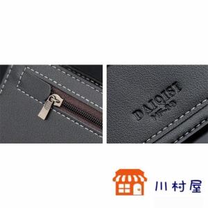 商品 長財布 メンズ ロングウォレット 三つ折...の詳細画像2
