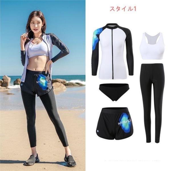 水着 レディース 体型カバー 5点セット 20代 30代 40代 50代 ママ タンキニ水着 フィッ...